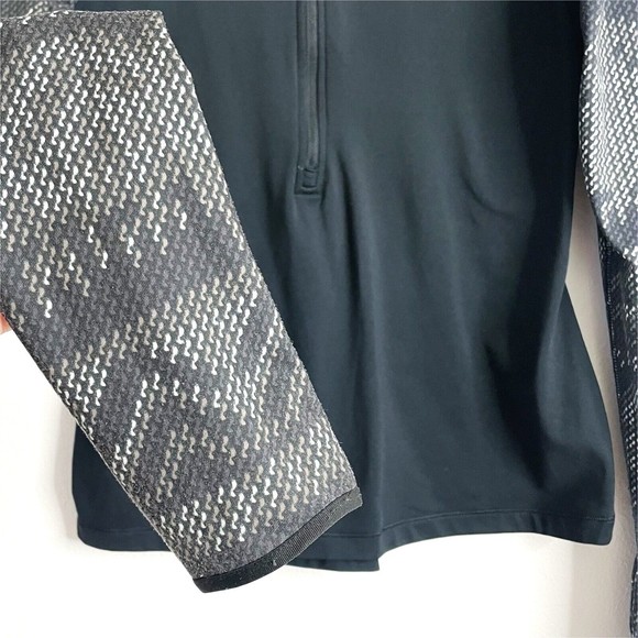 Nike Pro Half Zip Pullover Women’s Medium Black Stretch Athletic Casual Workout - Picture 4 of 13